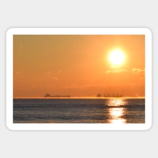 Tropical Summer Sunrise Sticker